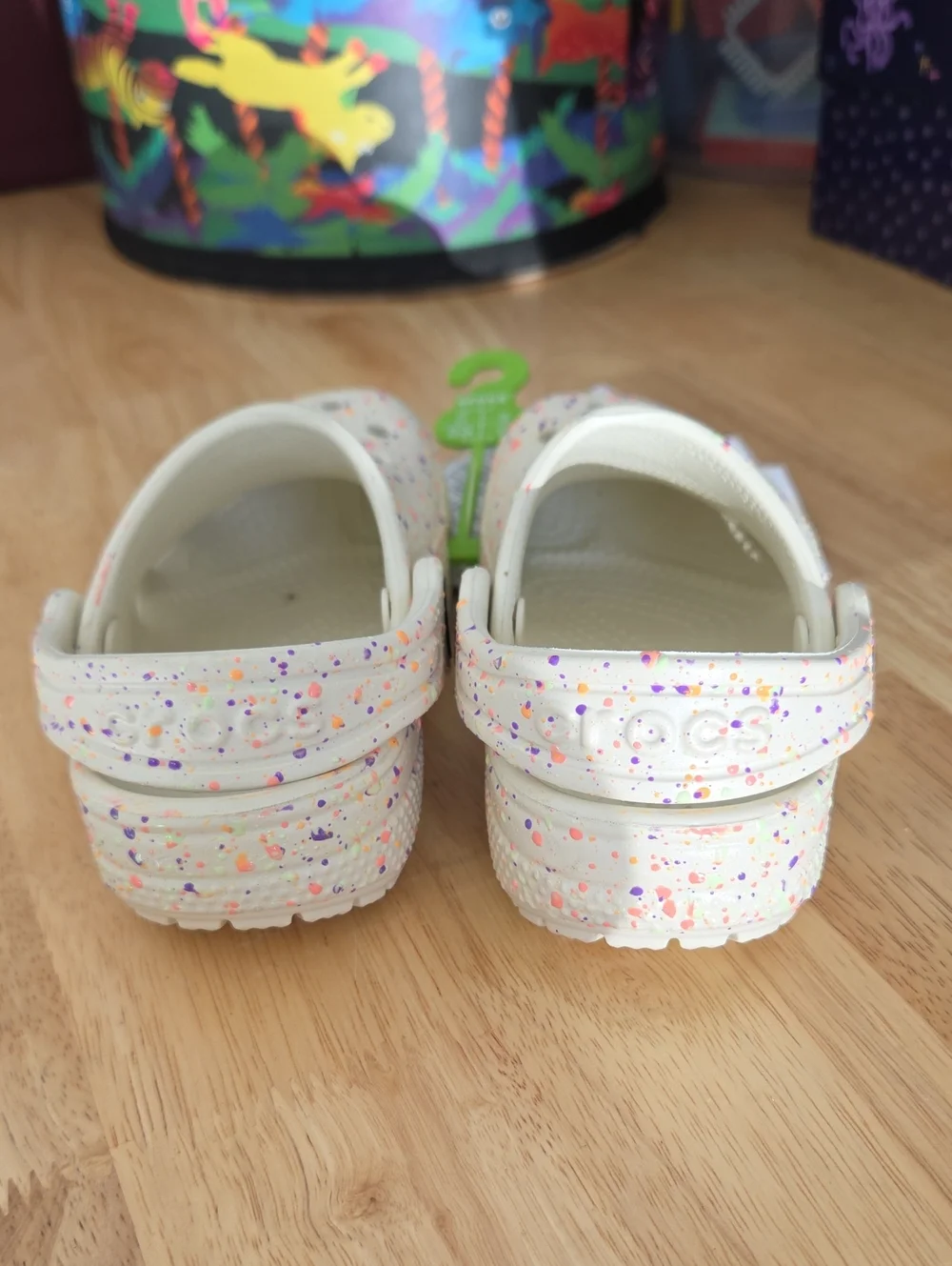 CROCS Toddler size 7C - Cream Glow in the Dark Clogs